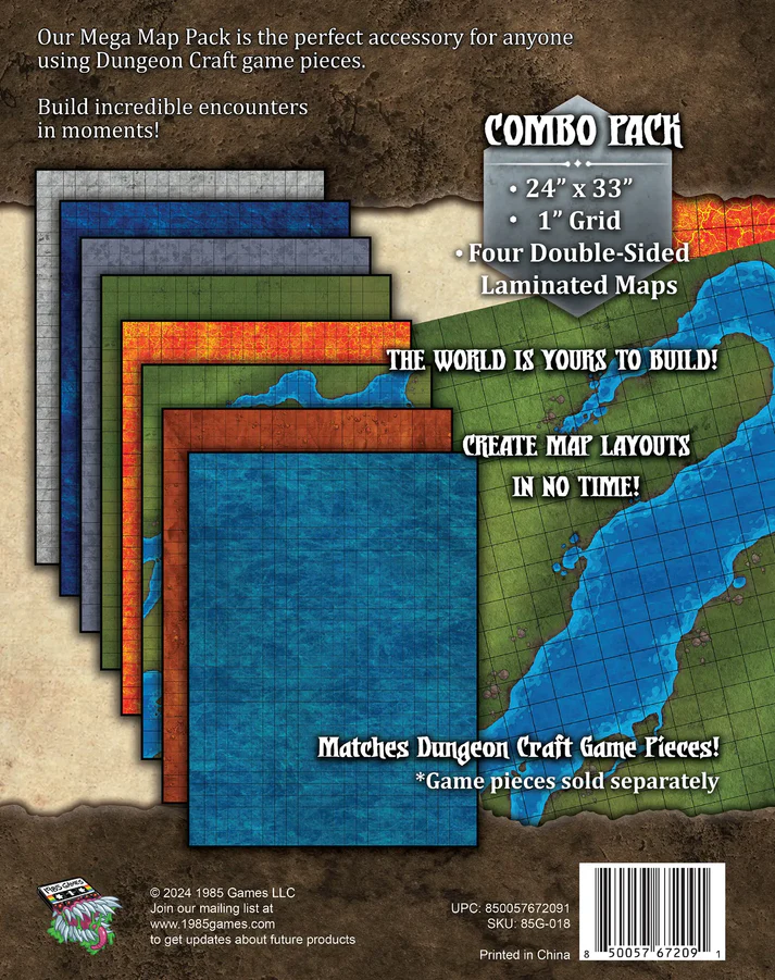 Dungeon Craft: Map Collection - Expeditions Tabletop RPGs 1985 Games