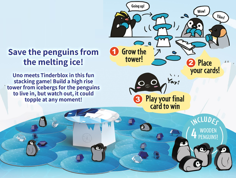 High Rise Penguins Board Games Alley Cat Games