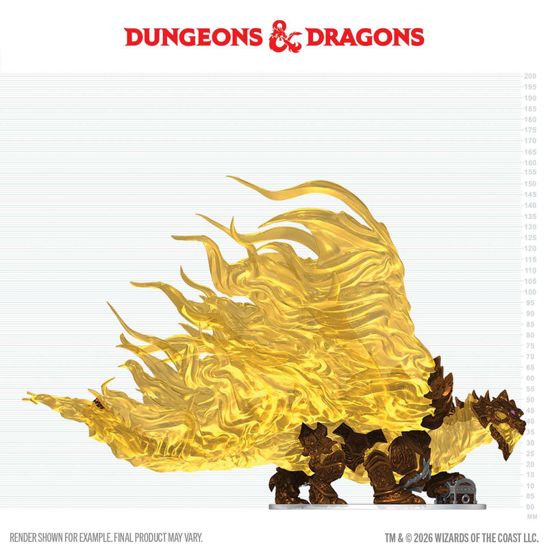 D&D Icons Miniatures: Hollow Dragon Unpainted Miniatures WizKids