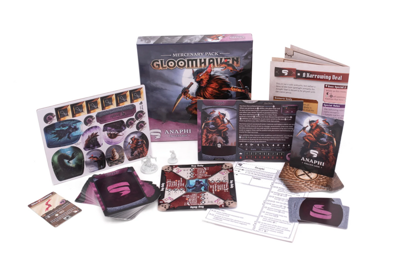 Gloomhaven: Mercenary Pack - Anaphi (w/Errata Punchboard) Board Games Cephalofair Games