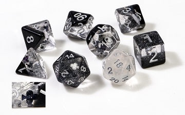 Sirius Dice: 7-Die Dice Set - Clubs Dice & Gaming Accessories Sirius Dice