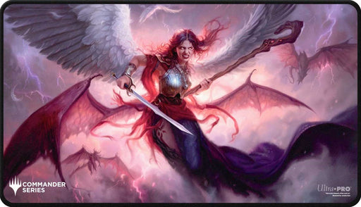 Ultra Pro: Black Stitched Playmat - "Kaalia of the Vast" MTG Commander Series Playmats Ultra Pro