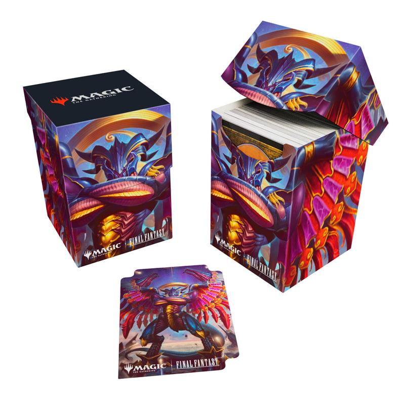 Ultra Pro: Deck Box 100+ - "Summon: Bahamut" MTG Final Fantasy Universes Beyond Deck Boxes & Storage Ultra Pro