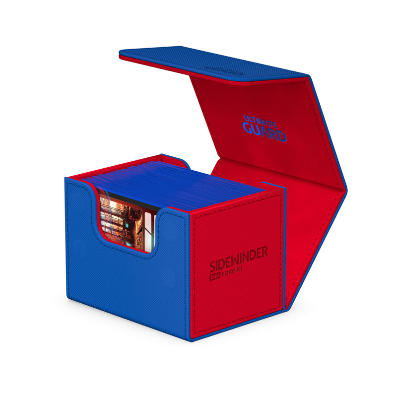 Ultimate Guard: Sidewinder 100+ - Synergy Blue/Red Deck Boxes & Storage Ultimate Guard