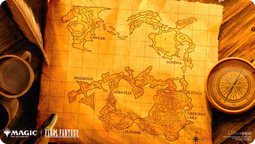 Ultra Pro: Playmat - "World Map" MTG Final Fantasy Universes Beyond Playmats Ultra Pro