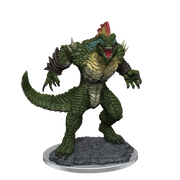 D&D Nolzur's Marvelous Miniatures: W21 Lizardfolk Render Unpainted Miniatures WizKids
