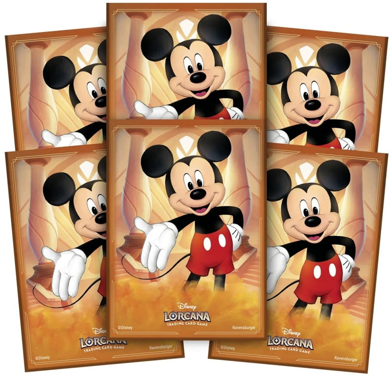 Disney Lorcana: Matte Art Sleeves - "Mickey Mouse" The First Chapter 65Ct Card Sleeves Ravensburger
