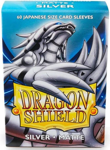 Dragon Shield: Japanese Size Sleeves - Matte Silver 60Ct Card Sleeves Dragon Shield