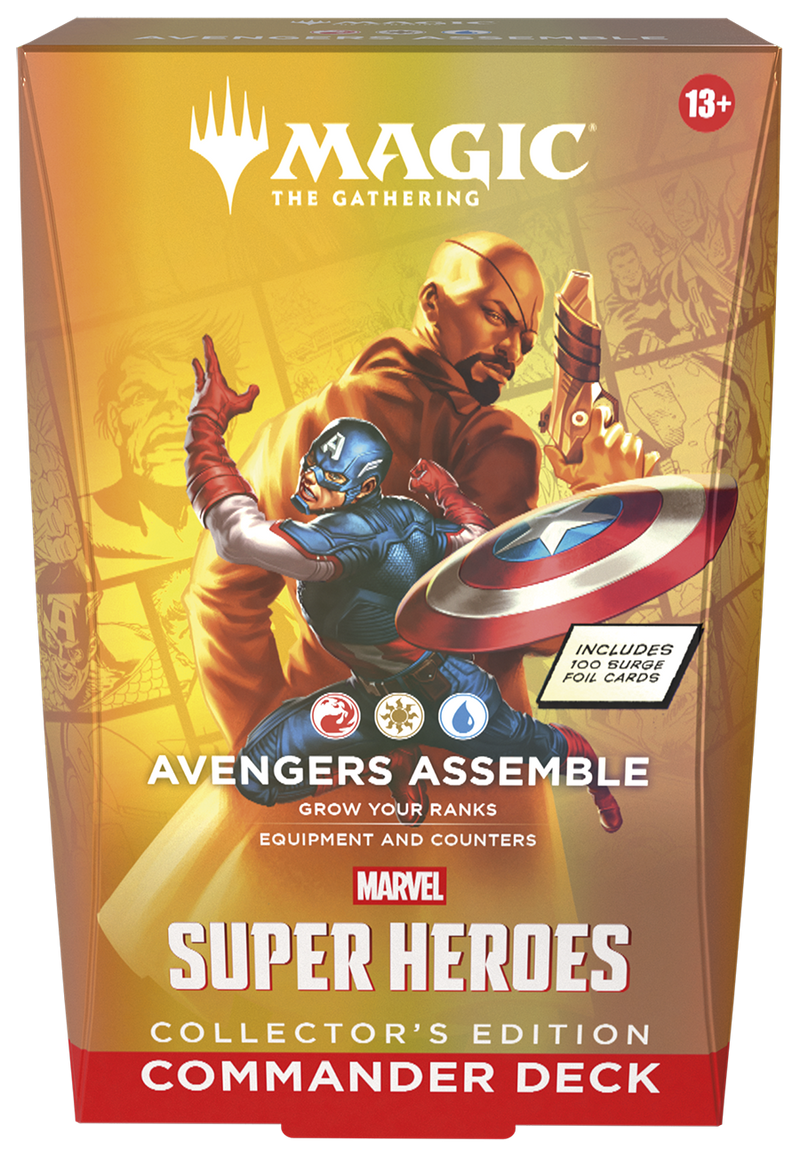 MTG Marvel Super Heroes - Commander Deck (Avengers Assemble) (Collector's Edition) (Release Date: June 19) MTG Sealed Magic: The Gathering