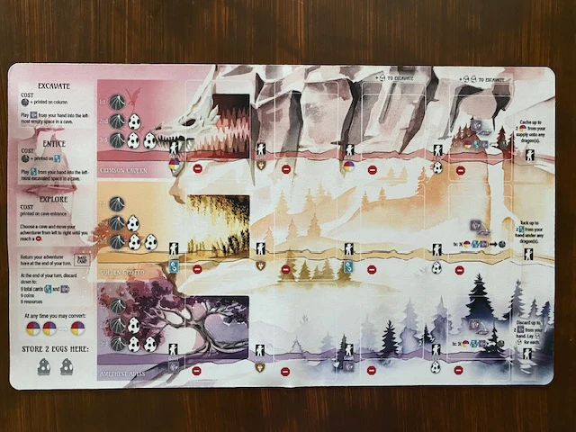 Wyrmspan: Natural Rubber Playmat For 1 Player Playmats Stonemaier Games