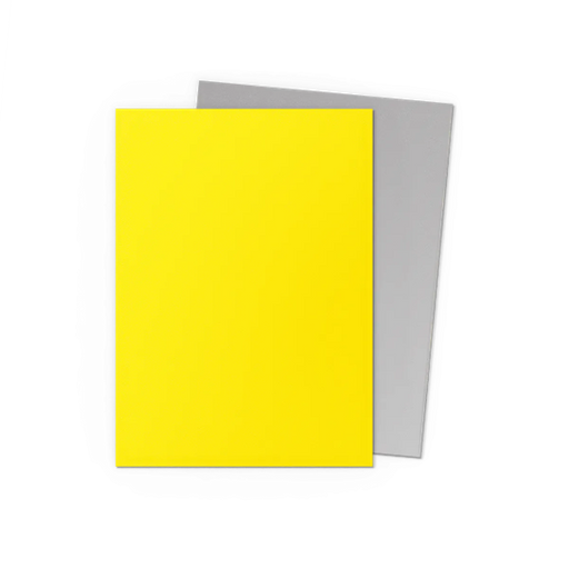 Dragon Shield: Dual Matte Sleeves - Yellow & Silver 100Ct Card Sleeves Dragon Shield