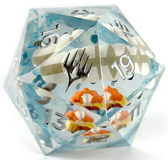 Sirius Dice: 55mm Spindown D20 Die "Aang and Appa" MTG Avatar: The Last Airbender Dice & Gaming Accessories Sirius Dice