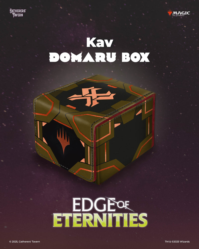 Gatherer's Tavern: DOMARU Deck Box 133+ - "Kav" MTG Edge of Eternities Deck Boxes & Storage Gatherer's Tavern