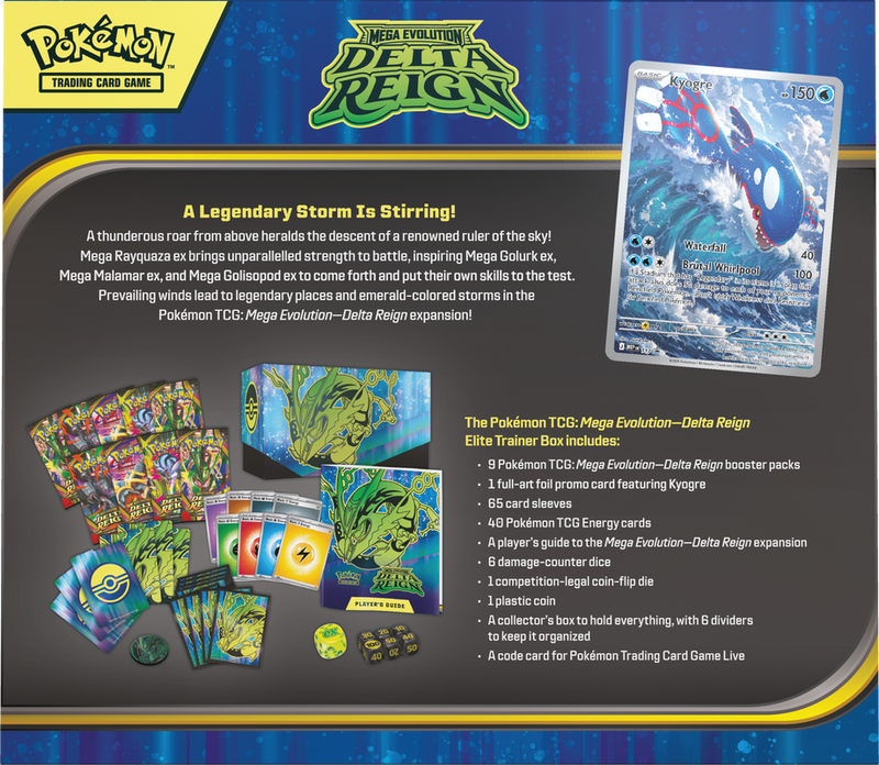 Pokémon Delta Reign - Elite Trainer Box (Limit 1) (Release Date: November 2) (In-store Pickup Only) Pokemon Sealed Pokémon