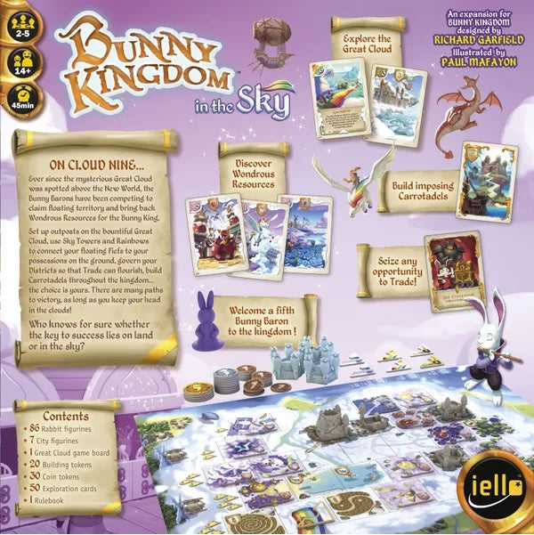 Bunny Kingdom in the Sky Board Games IELLO   