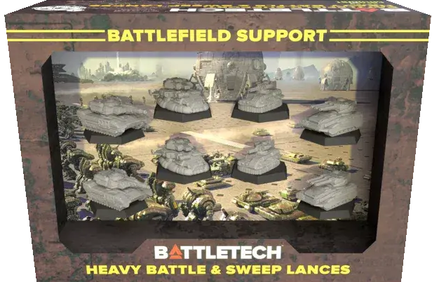 BattleTech: Battlefield Support ForcePack - Heavy Battle & Sweep Lances BattleTech Catalyst Game Labs