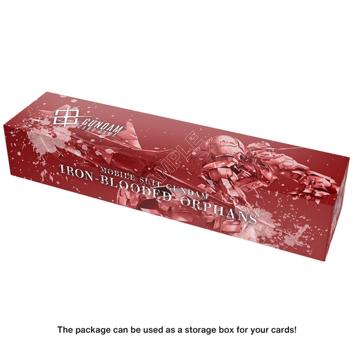 Gundam Card Game: Premium Accessory Set - Iron Blooded Orphans [PB02] (Release Date: June 26) Gundam Card Game Sealed Bandai