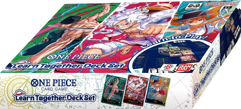 One Piece: Learn Together Deck Set (LD01) (3 Decks) (Limit 1) One Piece Sealed Bandai