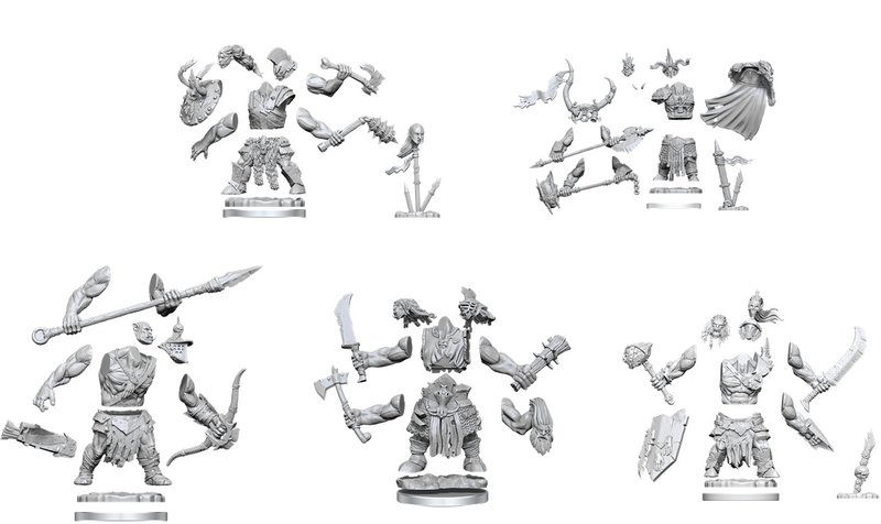 D&D Frameworks: W1 Orcs RPG Miniatures WizKids