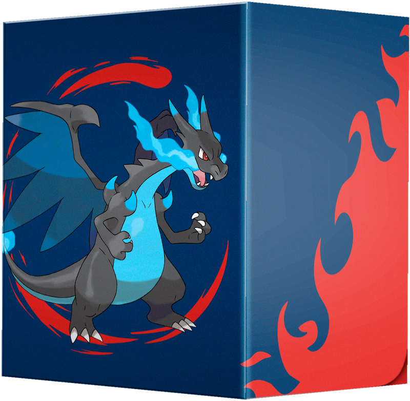 Ultra Pro: Deck Box 100+ - "Mega Charizard X" Pokémon (Full View)