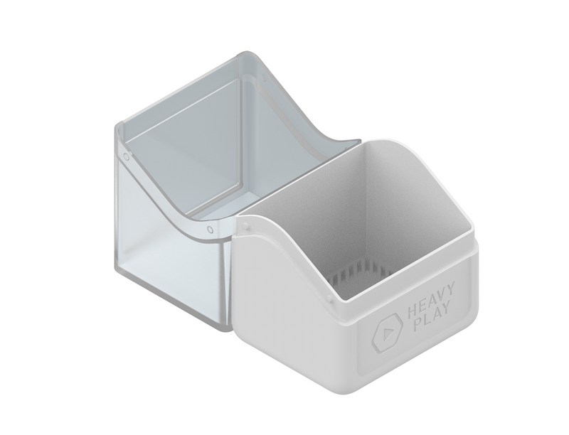 Heavy Play: RFG Deck Box 80 DS - "Cleric White" Deck Boxes & Storage Heavy Play