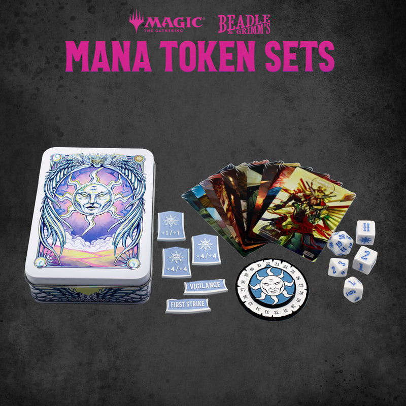 Beadle & Grimm's: Token Set MTG White Mana Dice & Gaming Accessories Beadle & Grimm's