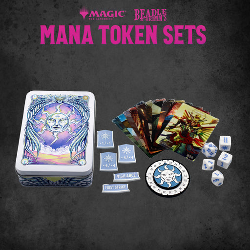 Beadle & Grimm's: Token Set MTG White Mana Dice & Gaming Accessories Beadle & Grimm's