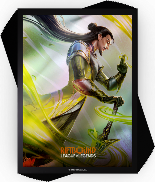 Riftbound: Art Sleeves - "Wuju Master Master Yi" Unleashed 100Ct Card Sleeves Riot Games