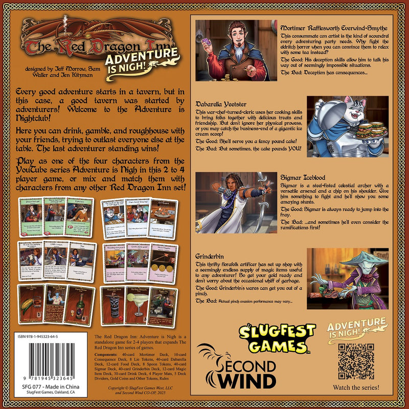 The Red Dragon Inn: Adventure is Nigh! Board Games Slugfest Games