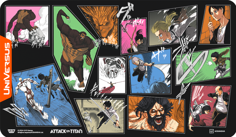 UniVersus: Playmat - "The Second Act" Attack on Titan Playmats UniVersus