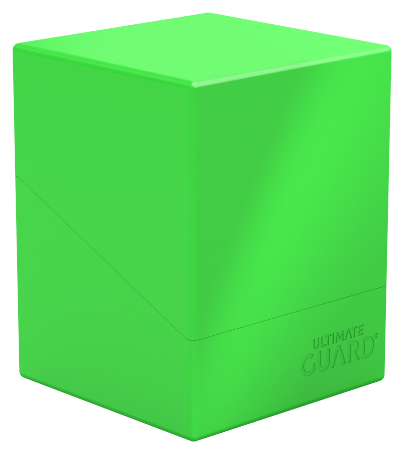 Ultimate Guard: Boulder 100+ - Neon Solid Green Deck Boxes & Storage Ultimate Guard