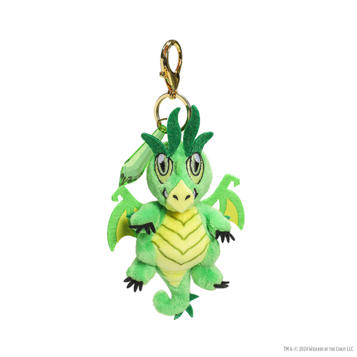 D&D: 3" Plush Charm - "Emerald Wyrmling" 50th Anniversary Gem Wyrmling Toys & Plushes kidrobot