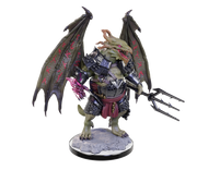 D&D Nolzur's Marvelous Miniatures: W22 Draconian Foot Soldier & Mage Unpainted Miniatures WizKids