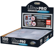 Ultra Pro: 4-Pocket Secure Platinum for Toploader 100 Pages Card Holders & Protectors Ultra Pro