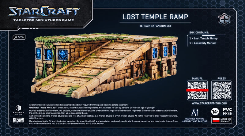 [PREORDER] StarCraft: Tabletop Miniatures Game - Lost Temple Ramp Terrain Expansion Set