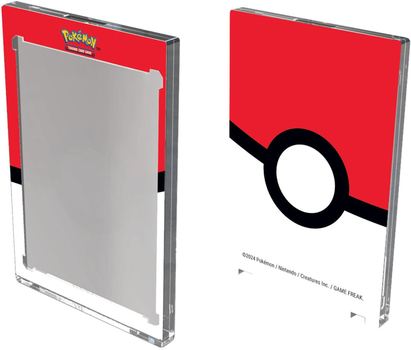 Ultra Pro: 35pt One-Touch Magnetic Card Holder - Edge Printed Pokémon Poke Ball Card Holders & Protectors Ultra Pro