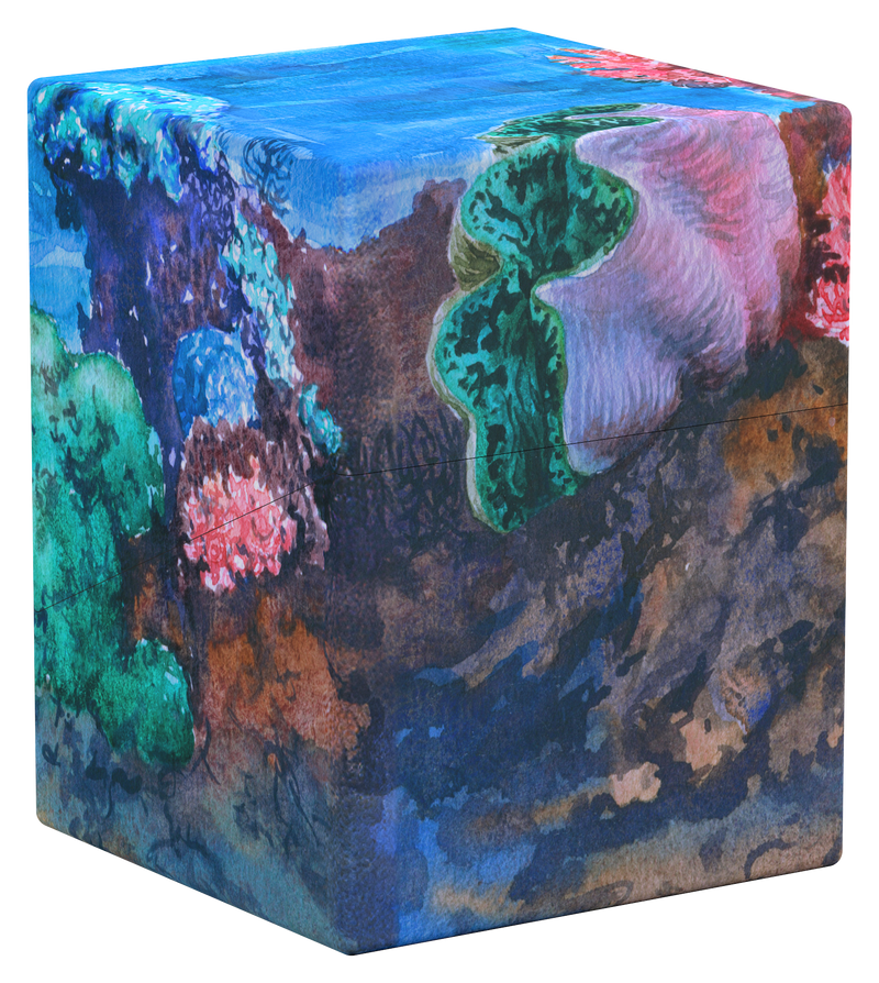 Ultimate Guard: Boulder 100+ - "Seablue Hush" Coral Places Deck Boxes & Storage Ultimate Guard