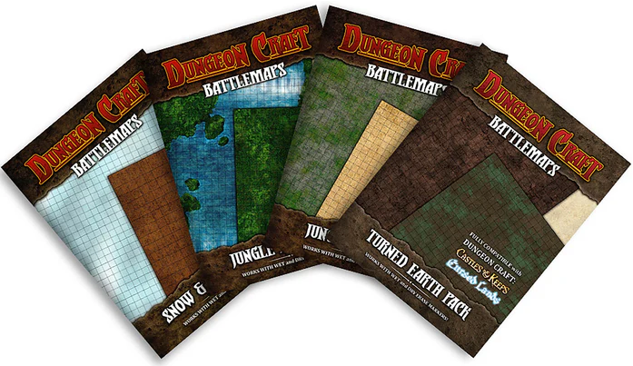 Dungeon Craft: Map Collection - Lost World Tabletop RPGs 1985 Games