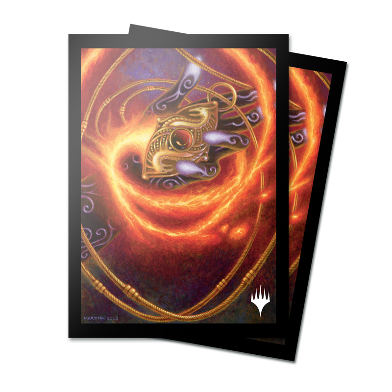Ultra Pro: Art Sleeves - "Ruby Medallion" MTG Modern Horizons 3 100Ct Card Sleeves Ultra Pro