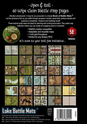Big Book Of Battle Mats: Revised Tabletop RPGs Loke Mats