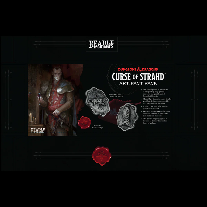 Beadle & Grimm's: D&D Curse of Strahd Artifact Set Dice & Gaming Accessories Beadle & Grimm's