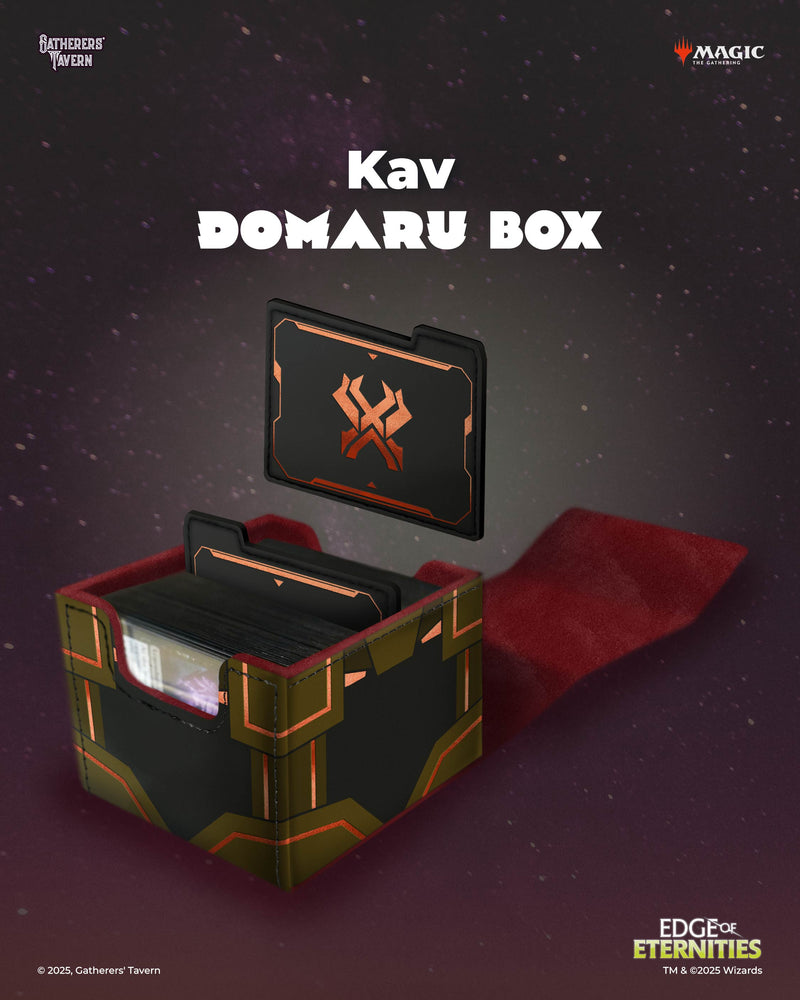 Gatherer's Tavern: DOMARU Deck Box 133+ - "Kav" MTG Edge of Eternities Deck Boxes & Storage Gatherer's Tavern