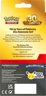 Pokémon 30th Celebration - Knock Out Collection (Limit 1) Pokemon Sealed Pokémon