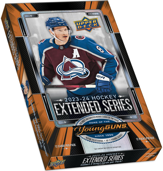 Upper Deck 2023-24 Extended Series Hockey Hobby Box Sports & Collectible Cards Upper Deck   