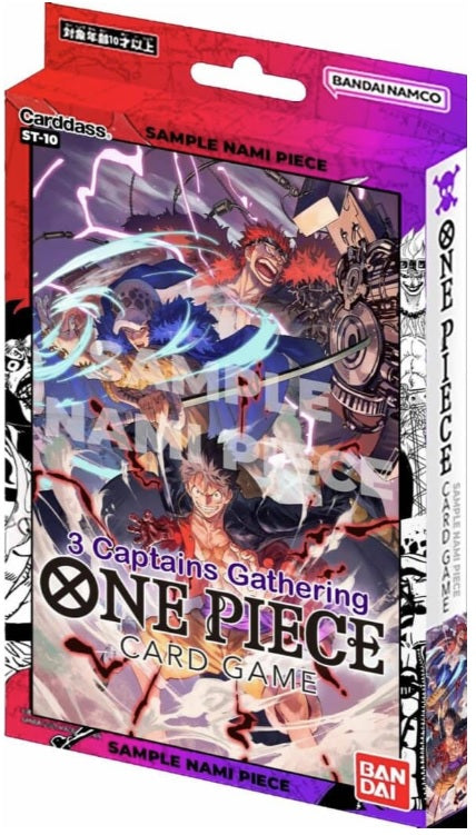 **MAX 2 PER PERSON** One Piece Starter Deck (Ultimate Deck - The Three Captains)
