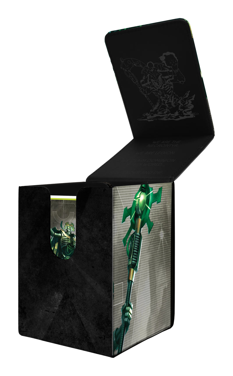 Ultra Pro: Alcove Flip 100+ - "Necrons" Warhammer 40k Deck Boxes & Storage Ultra Pro