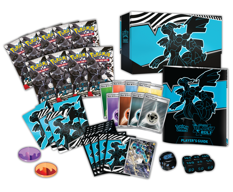 Pokémon Scarlet & Violet: Black Bolt - Elite Trainer Box (Limit 1 Per Person) Pokemon Sealed Pokémon