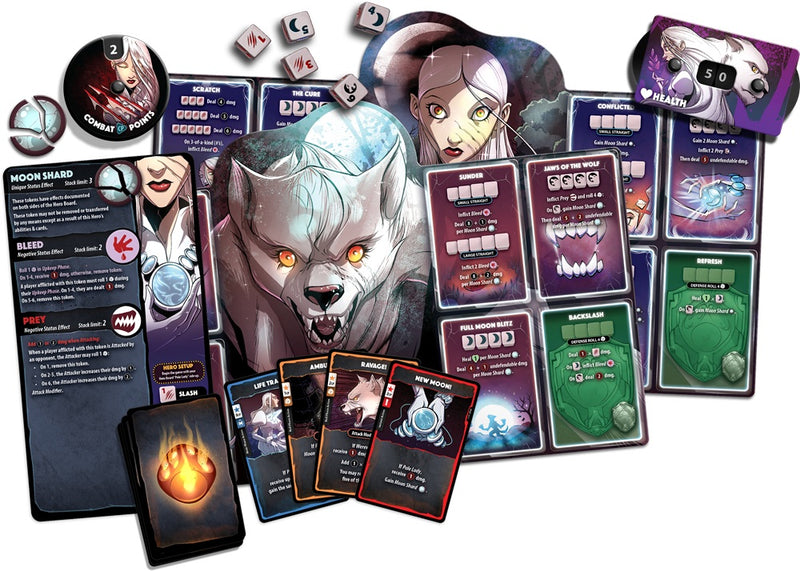 [PREORDER Q3] Dice Throne: Hero Pack - Pale Lady Board Games Dice Throne