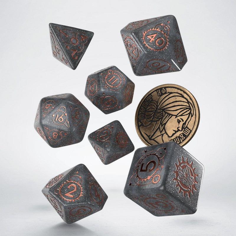 Q-Workshop: The Witcher Ciri Elder Blood 7-Die Set Dice & Gaming Accessories Q Workshop