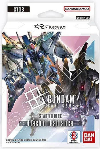 Gundam Card Game: Starter Deck - Flash of Radiance [ST08] Gundam Card Game Sealed Bandai